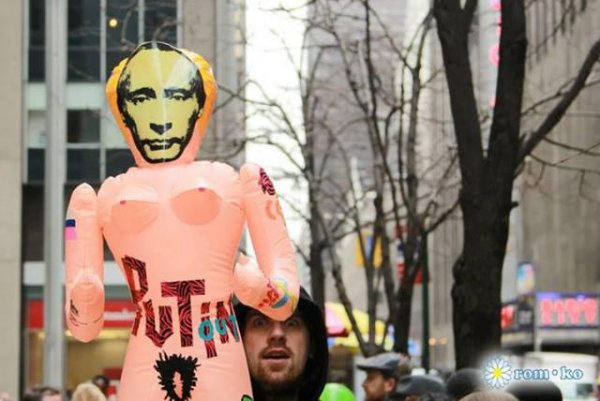 В США “надули” Путина - пикетировали его компанию (ФОТО)