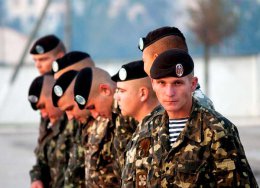 Морские пехотинцы ВМС Украины в Феодосии готовятся к штурму