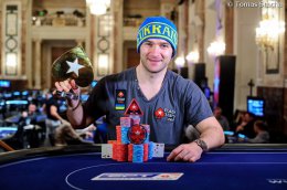 Украинский покерист стал чемпионом турнира на высоких ставках в Вене Украинский покерист стал чемпионом турнира на высоких ставках в Вене