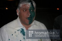 Добкину в Киеве устроили «теплый» прием (ВИДЕО)