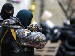 Пророссийские митингующие этой ночью напали на склады с оружием в Артемовске