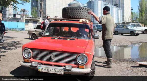 В Славянске сепаратисты передислоцировались в центр города (ФОТО)