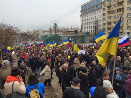Марш мира в Запорожье (ВИДЕО)