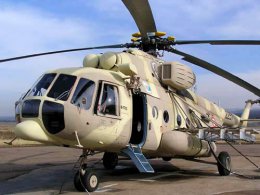В результате обстрела в Краматорске взорвался вертолет МИ-8 (ВИДЕО)