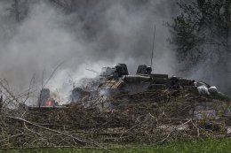 На въезде в Славянск, в селе Черкасское, уничтожен незаконный блокпост сепаратистов