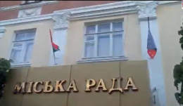 Захват мэрии Амвросиевки (ВИДЕО)