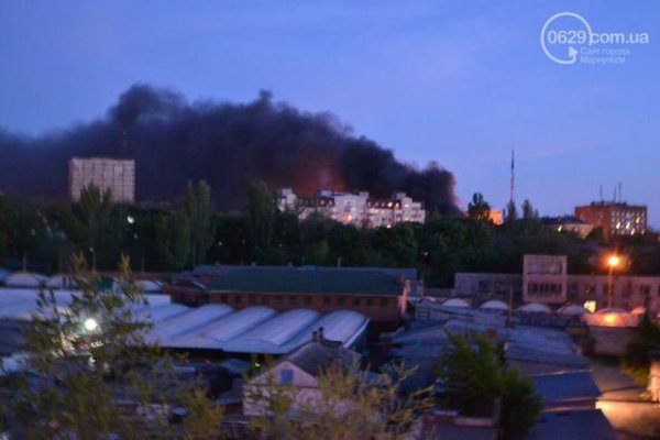 Начало военных действий в Мариуполе (ФОТО)