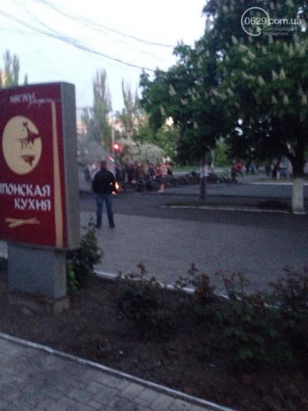 Начало военных действий в Мариуполе (ФОТО)