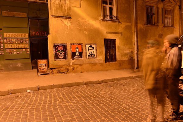 Художник заставил стены Львова заговорить о войне (ФОТО)