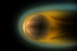 Ученые, используя компьютерное моделирование, определили длину магнитного хвоста Венеры
