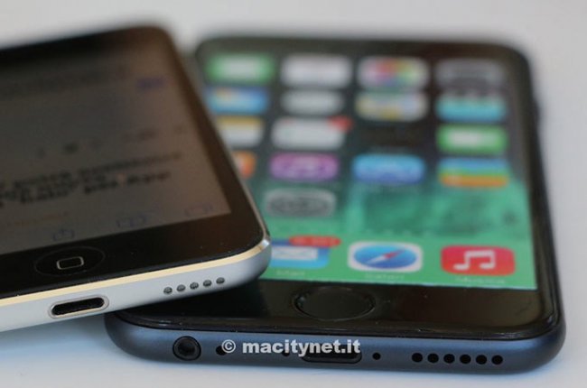 Макет iPhone 6 сравнили с iPod touch (ФОТО+ВИДЕО)