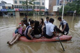 На Китай обрушилось наводнение