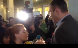 Оробец поругалась с Кличко в Раде (ВИДЕО)