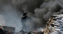 Украинские силовики возобновили массированный обстрел Славянска (ВИДЕО)