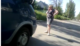 Краматорские женщины прогнали вооруженных сепаратистов (ВИДЕО)