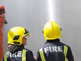 В Британии сгорела пожарная часть