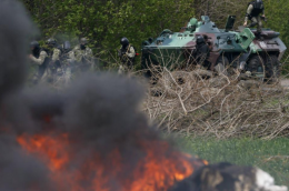 В Славянске начался обстрел из тяжелой артиллерии (ВИДЕО)