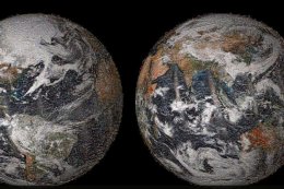 Сотрудники NASA создали портрет Земли размером... с планету