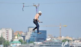 В Киеве зарегистрирован  один из наиболее экстремальных рекордов (ФОТО)