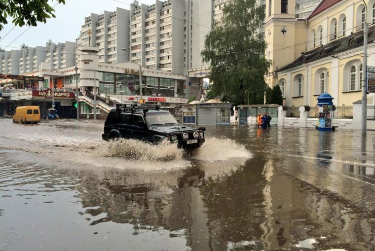 Наводнение в Минске (ФОТО)