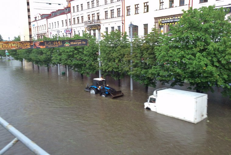 Наводнение в Минске (ФОТО)