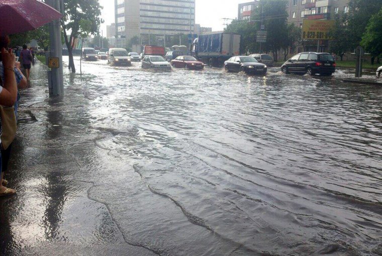 Наводнение в Минске (ФОТО)