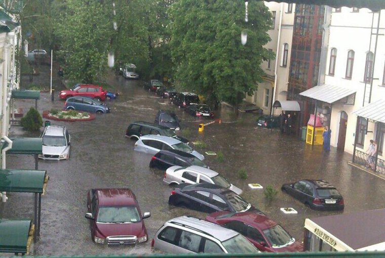 Наводнение в Минске (ФОТО)