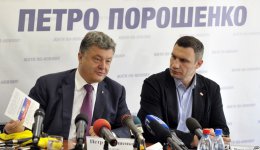Пресс-конференция Петра Порошенко и Виталия Кличко