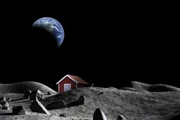 Шведский художник хочет отправить на Луну арт-объект в виде домика (ВИДЕО)