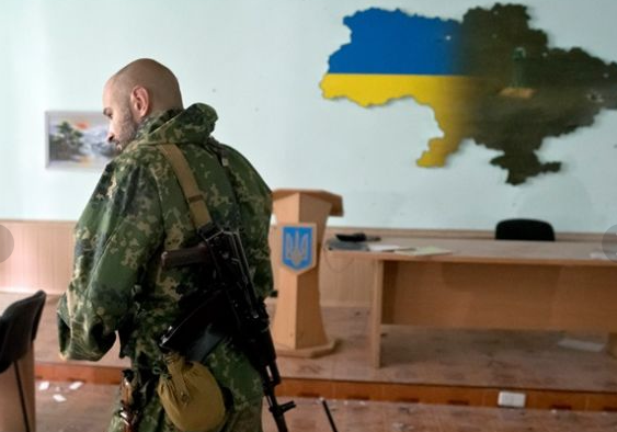 Погранчасть и штаб Нацгвардии Луганска полностью уничтожены (ФОТО)