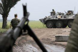 Этой ночью группа участников АТО попала в засаду по дороге из Изюма в Славянск