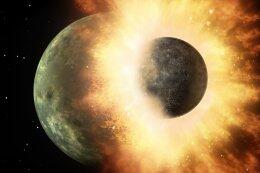 Ученые доказали, что Луна появилась благодаря столкновению Земли с небесным телом