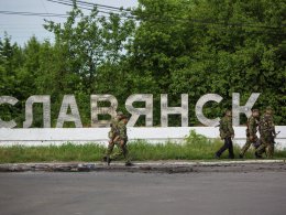 В Славянске почти не осталось мирных жителей (ВИДЕО)