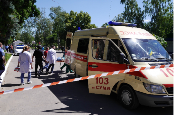 Юноша ограбил охотничий магазин и обстрелял РОВД в Сумах (ФОТО)