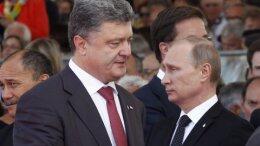 Путин поддержал усилия Порошенко по урегулировании ситуации на Донбассе