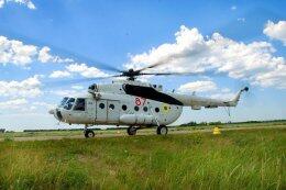 В результате крушения украинского вертолета погибли три человека