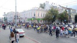 В Харькове сторонники Евромайдана провели воскресное вече