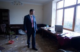 Виталий Кличко въехал в здание мэрии