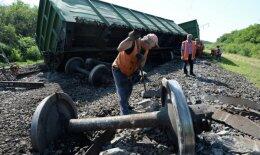 На Донецкой железной дороге шесть раз взрывали пути (ВИДЕО)
