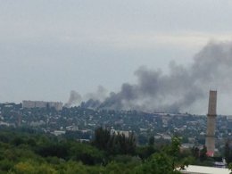 В Луганске возобновился артобстрел (ВИДЕО)