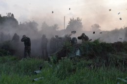 В Донецкой области боевики начали массированное наступление на силы Нацгвардии