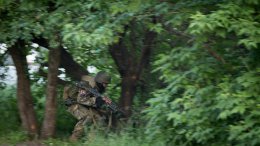 Украинские военные опять попали под артобстрел