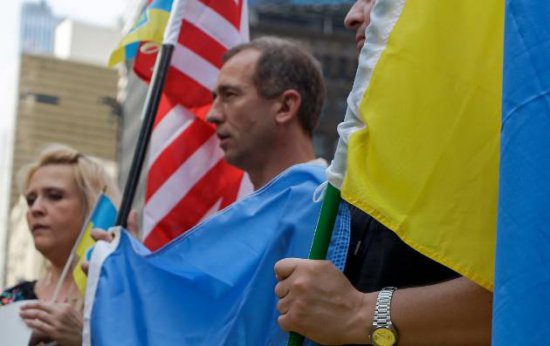 Жители Нью-Йорка потребовали наказания для Путина (ФОТО)