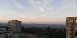 Горловка попала под артобстрел (ВИДЕО)