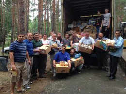 Жители западной Украины отправили в Славянск более 50 тонн гуманитарной помощи