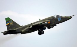 В Донецкой области недалеко от Шахтерска упал штурмовик Су-25
