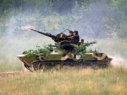 Сегодня в танковом бою погиб комбриг Нацгвардии