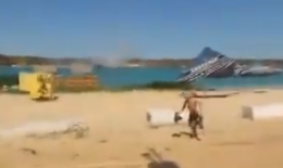 Боевики обстреляли пляж с отдыхающими в Авдеевке (ВИДЕО)