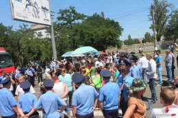 В Николаеве деблокировали Варваровский мост (ВИДЕО)