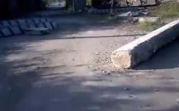 В Горловке боевики взорвали автомобильный мост (ВИДЕО)